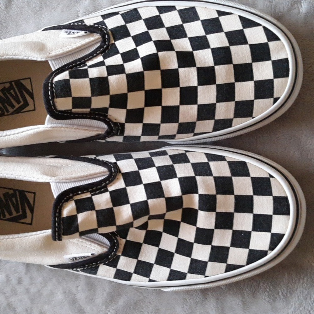 Vans Black and White Checkered Flats - Picture 9 of 9